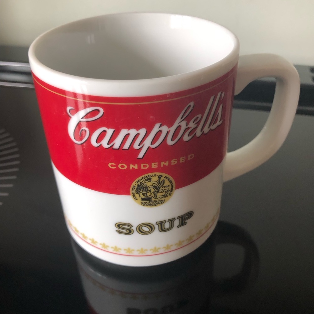 Corning Campbell's Soup Mug 1980s Collectible Mug